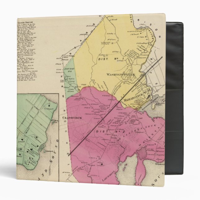 Mamaroneck Town, Orienta Binder (Front/Inside)