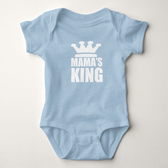 Mamas baby king bodysuit (Front)