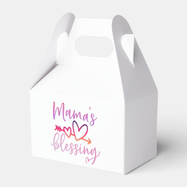 Mama's Blessing Favor Box (Front Side)