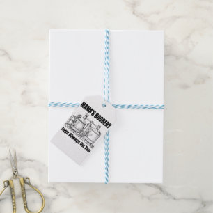 Mama's Boobery Jugs Always On Tap Gift Tags