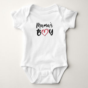 Mama's Boy Baby Bodysuit