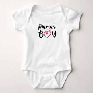 Mama's Boy Baby Bodysuit
