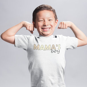 Mama's Boy matching pink colour Boy's T-Shirt