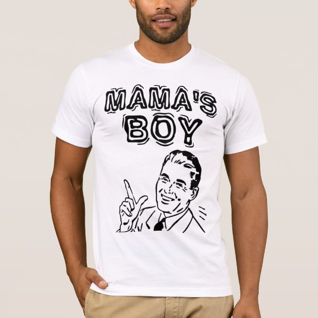 MAMA'S BOY SON MENS T-SHIRTS (Front)