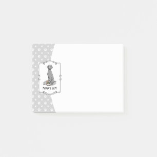 Mama's Boy Weimaraner (grey 1) toys dog mom Cute Post-it Notes