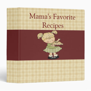 Mama's Favourite Little Cookbook Binder / 1.5 Inch