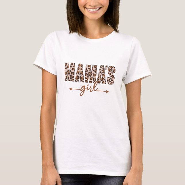 Mamas fille t-shirt Design (Devant)