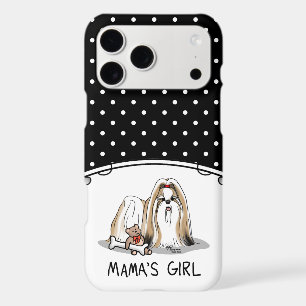 Mama's Girl Shih Tzu (tan white) Dog Mom Cute