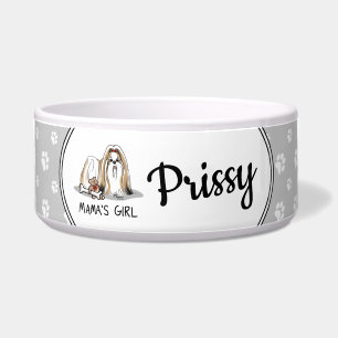 Mama's Girl Shih Tzu (tan white) Dog Mom Cute