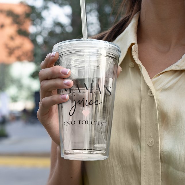 Mama's Juice Funny Quote | Best Mama Gift  Acrylic Tumbler (Creator Uploaded)