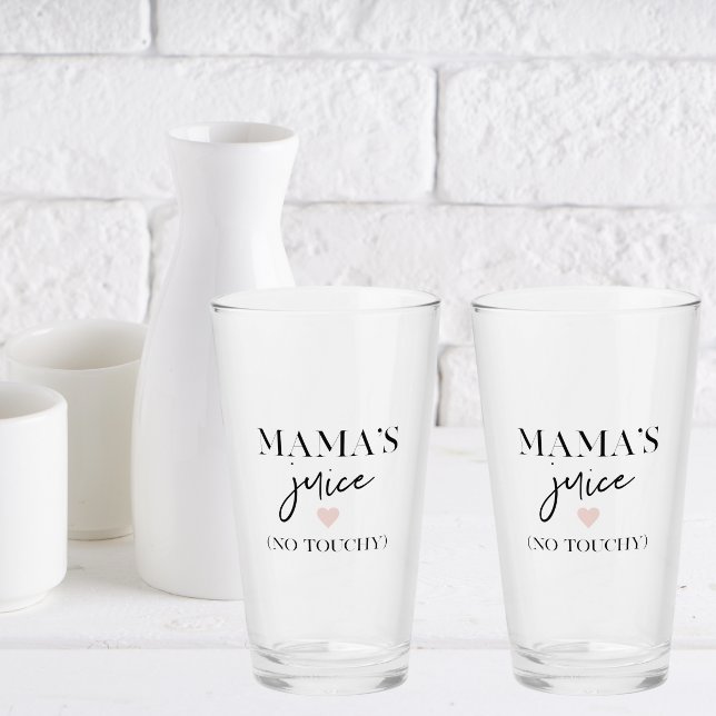 Mama's Juice Funny Quote | Best Mama Gift  Glass