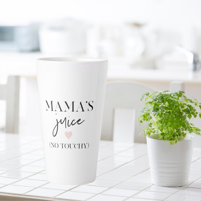 Mama's Juice Funny Quote | Best Mama Gift  Latte Mug (Creator Uploaded)