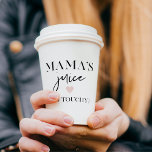 Mama's Juice Funny Quote | Best Mama Gift  Paper Cups<br><div class="desc">Mama's Juice: Because sometimes coffee just doesn't cut it" - This funny quote is a playful nod to all the hardworking and exhausted mamas out there who sometimes need a little extra pick-me-up to get through the day. It would make a great gift for any mom who loves coffee or...</div>