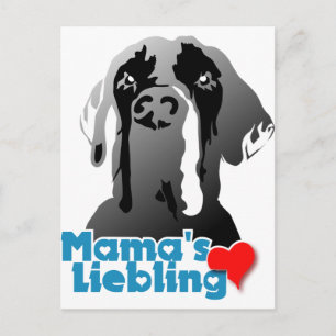 Mamas Lieblings Dogge Postcard