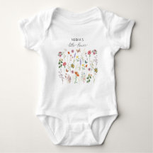 Mama's Little Flower Wild Flowers Baby bodysuit