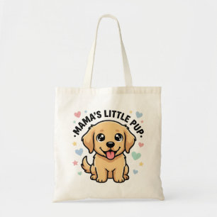 Mama's Little Pup Golden Retriever Tote Bag