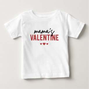 Mama's Valentine Cute Valentine's Day Baby T-Shirt