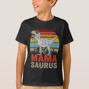 Mamasaurus Dinosaur Mama Saurus T Rex Funny Family T-Shirt