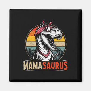 Mamasaurus Dinosaur Mom For Mothers Day Christmas Magnet