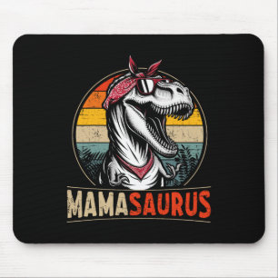Mamasaurus Dinosaur Mom For Mothers Day Christmas Mouse Pad