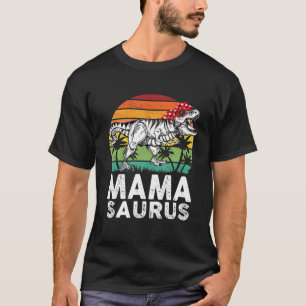 Mamasaurus Funny T Rex Dinosaur Mama Saurus Family T-Shirt