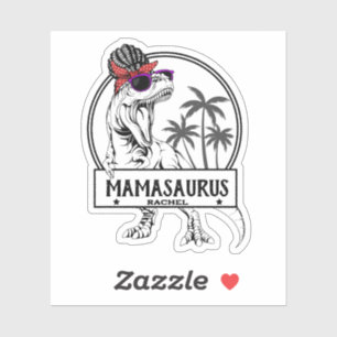 Mamasaurus Mom T rex Dino Funny Custom Name