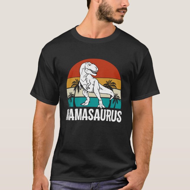 Mamasaurus Rex Dinosaur Mama Saurus Mothers Day Wo T-Shirt (Front)