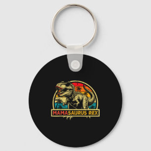 Mamasaurus Rex Trex Dinosaur Mama Saurus Rex Famil Keychain