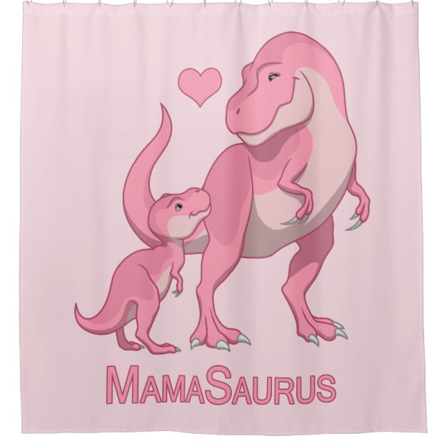 MamaSaurus T-Rex and Baby Girl Dinosaurs (Front)
