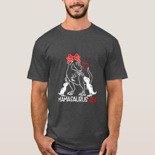 Mamasaurus T Rex Dinosaur Funny Mama Saurus Mother T-Shirt