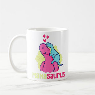 Mamasaurus T Rex Dinosaur Mama Saurus Mother's Day Coffee Mug