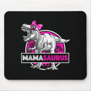 Mamasaurus T-rex Matching Funny Mother Saurus Dino Mouse Pad