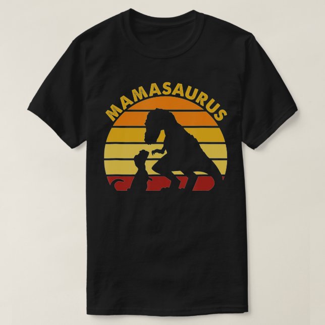 Mamasaurus T Rex Mom Dinosaur Mama Saurus Mami  T-Shirt (Design Front)