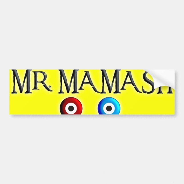 Mamash Bumper Sticker (Front)