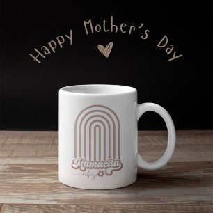 Mamasita vibes boho rainbow mothers day coffee mug