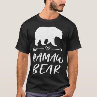 Mamaw Bear Matching Family Mama Bear Camping Gift T-Shirt