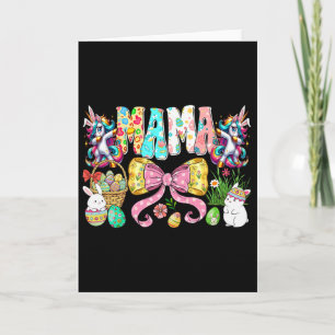 Mamaw Bunny Matching Family Group Rabbit Easter Da Card