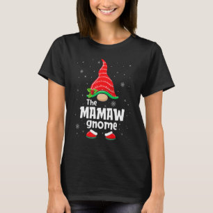 Mamaw Gnome Matching Family Group Christmas Party T-Shirt