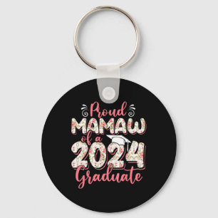 Mamaw Of A 2024 Graduate For Family Graduation Keychain