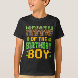 Mamaw Of The Birthday Boy Video Gamer Birthday Par T-Shirt