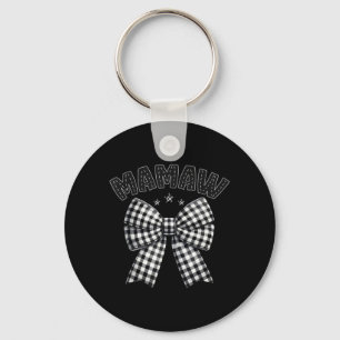 Mamaw t Crew Family Racing Birthday Race Car Keychain