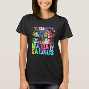 Mamawsaurus T Rex Dinosaur Mamawsaurus Matching Ti T-Shirt