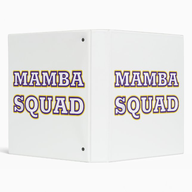 Mamba Squad funny Clothing for Snake Lover Binder (Background)
