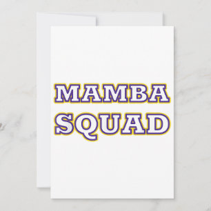 Mamba Squad funny Clothing for Snake Lover Invitation