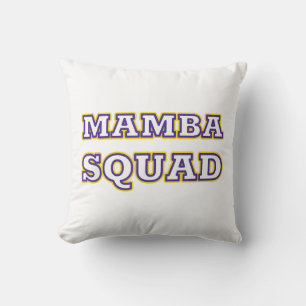 Mamba Squad funny Clothing for Snake Lover Throw Pillow