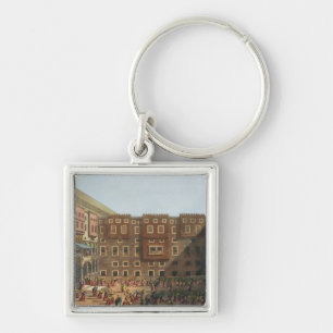 Mamelukes Exercising in the Square of Mourad Bey's Keychain