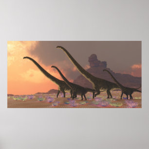 Mamenchisaurus Dinosaurs Print