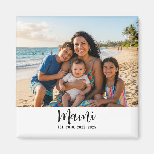 Mami Photo Cadeau Magnet Established