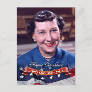 Mamie Eisenhower, First Lady of the U.S. Postcard