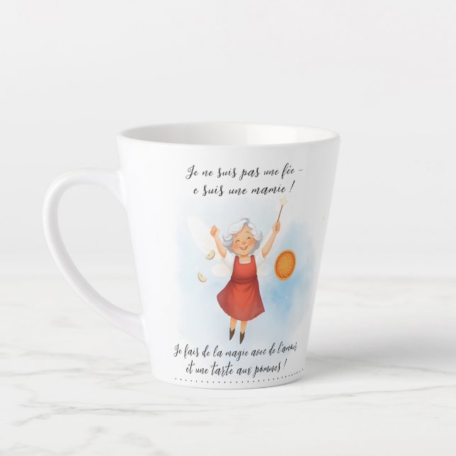 Mamie Tasse - Food Collection Latte Mug (Left)